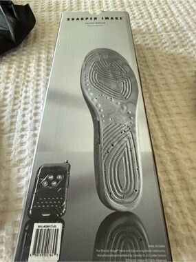 Sharper Image Black Heated Insoles with Remote Control
